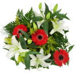 Gerbera Daisies and Asiatic Lilies Bouquet
