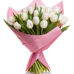 Pure Elegance White Tulip Bouquet