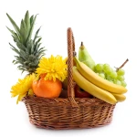 Tiger Lilies & Fruit Basket