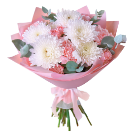 Blush and Snow Bouquet