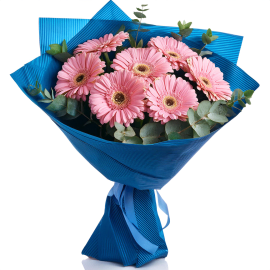 Pink Gerbera Delight Bouquet