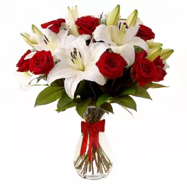 Fire and Frost Bouquet