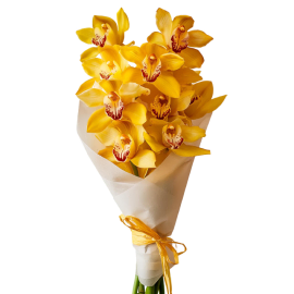 Yellow Orchid Bouquet