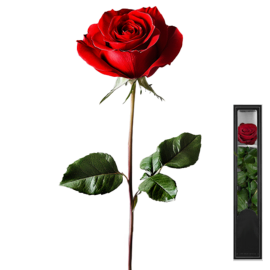 Everlasting Red Rose Box