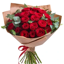 Ideal Romance with Two Dozen Roses