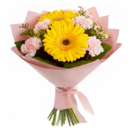 Brightest Yellow Gerbera Daisies