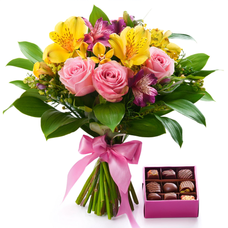 Burst Of Romance with Chocolates