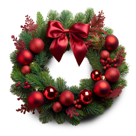 Scarlet Wreath Elegance