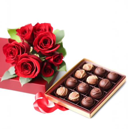 Simply Roses and Chocolates