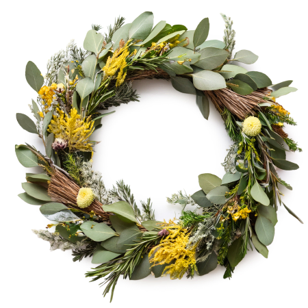 Sunlit Eucalyptus Wreath