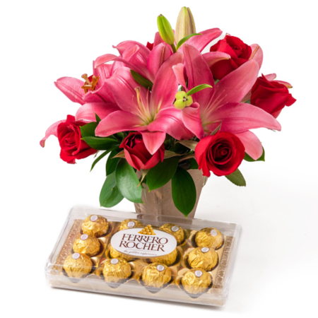 Lilies and Roses Sweetness