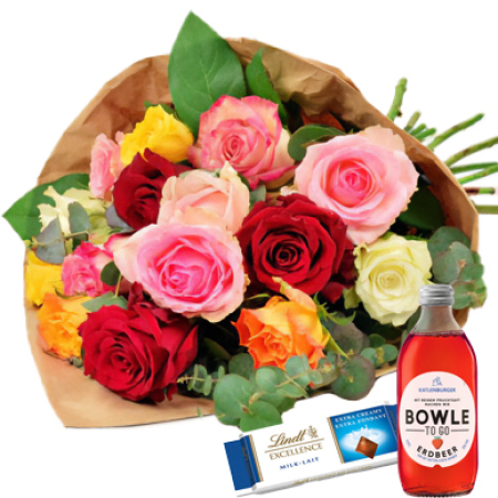 Roses Assortment and Sweet Indulgence