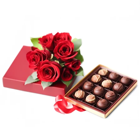 Simply Roses and Chocolates