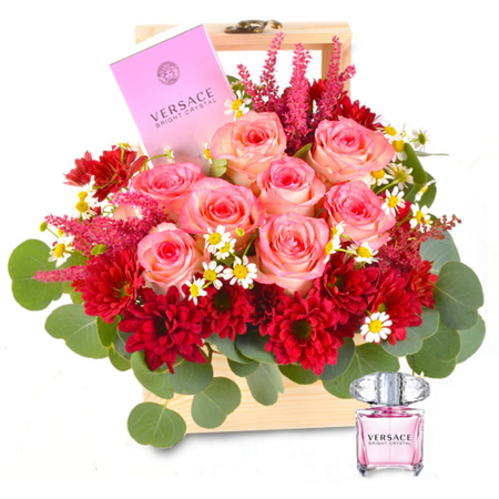 Florals and Versace Bright Crystal EDT 30 ml