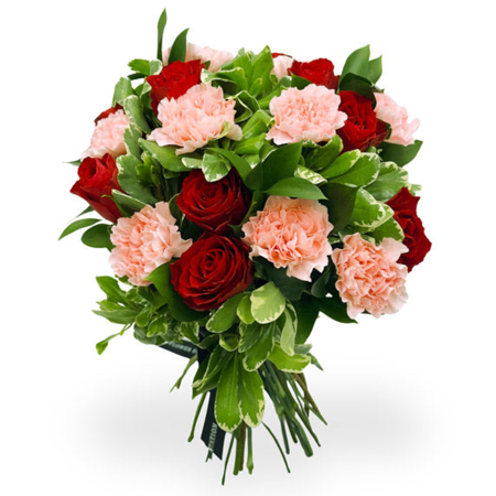 Red Roses and Carnations